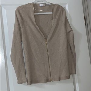 Ran Calvin Klein zip up jacket